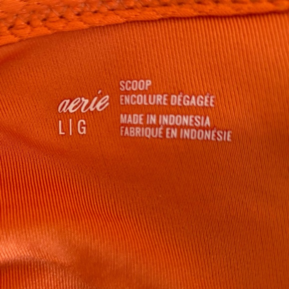 Aerie Pique Long Line Scoop Bikini Top - Picture 7 of 7